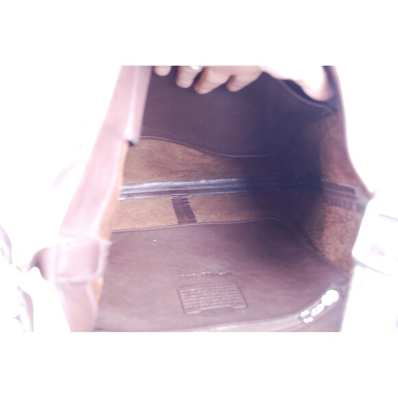 Vintage COACH Slim Legacy #9406 Mahogany Brown Leather Hobo Shoulder Bag 90's - Picture 12 of 12